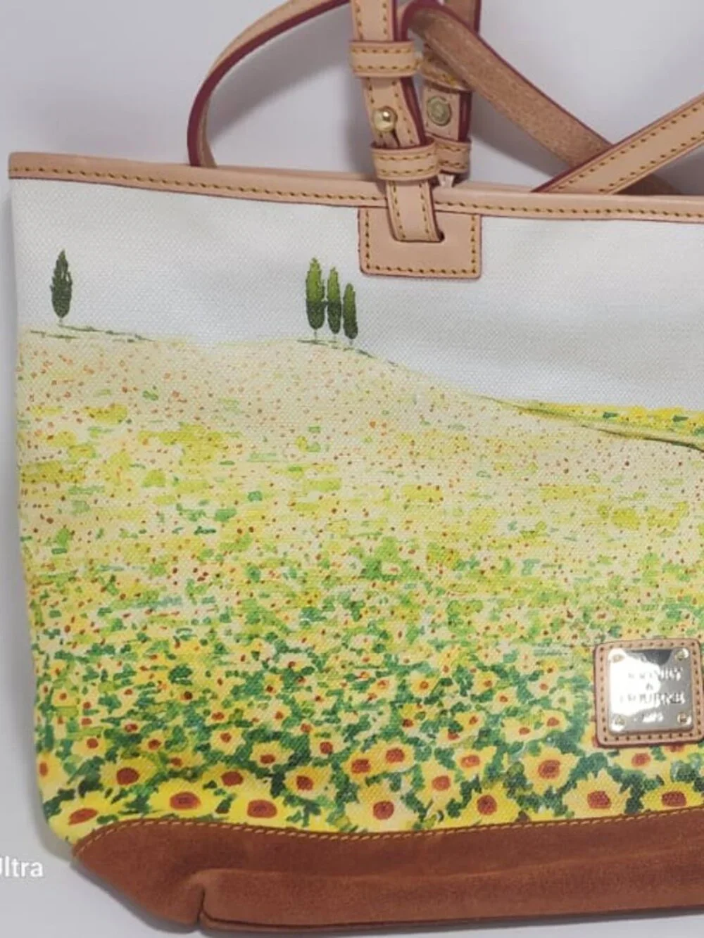 NEW Dooney & Burke Sunflower Tote - Picture 1 of 5